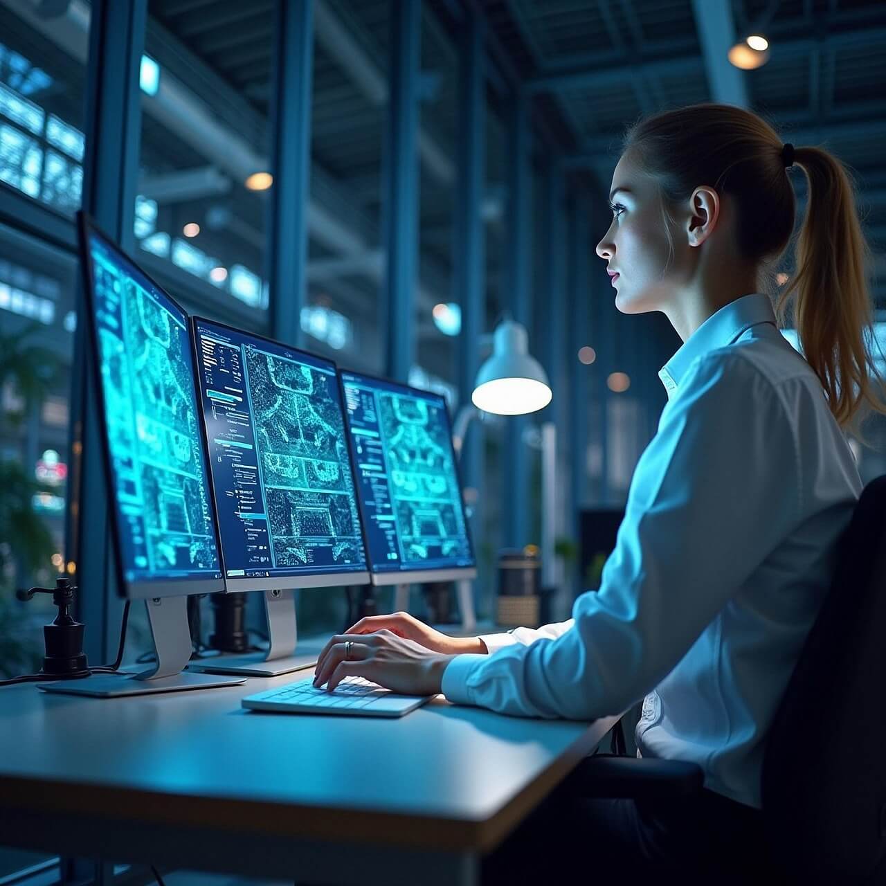 AI Dashboard Monitoring Climate Data