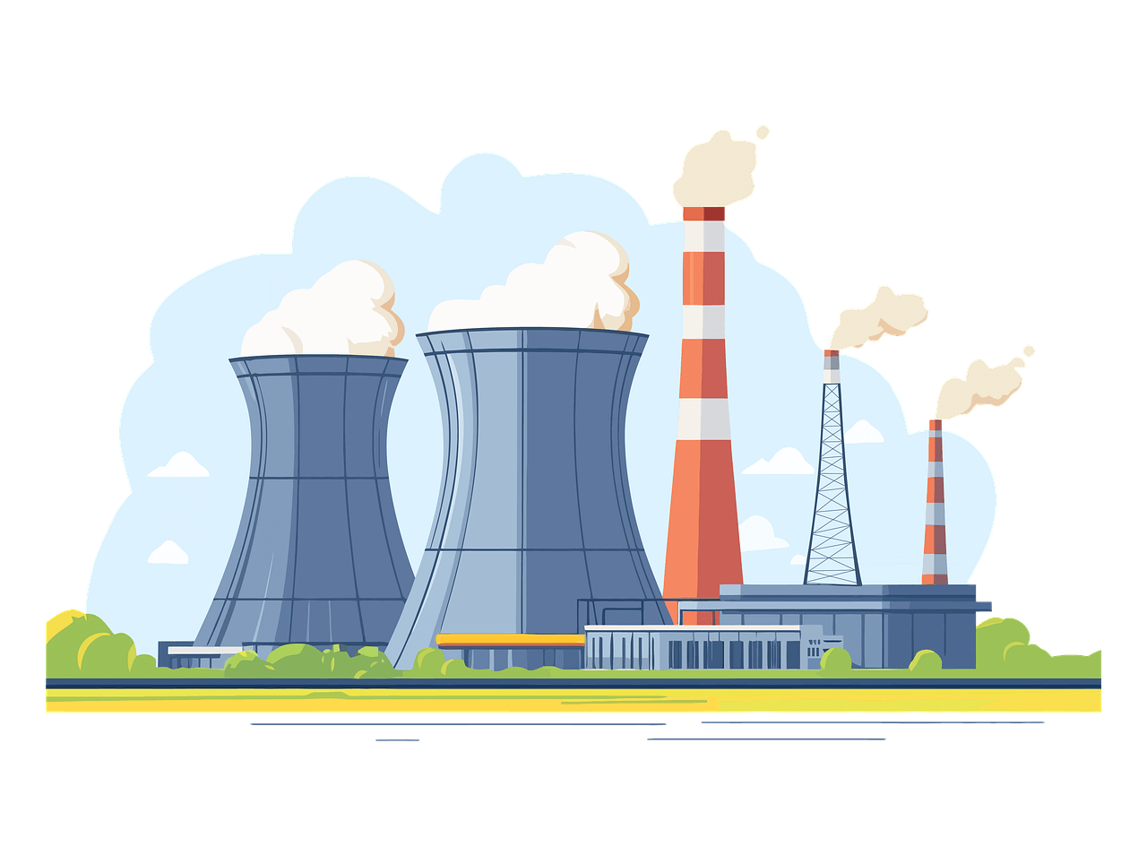 Diagram of Future Energy Grid or Fusion Reactor