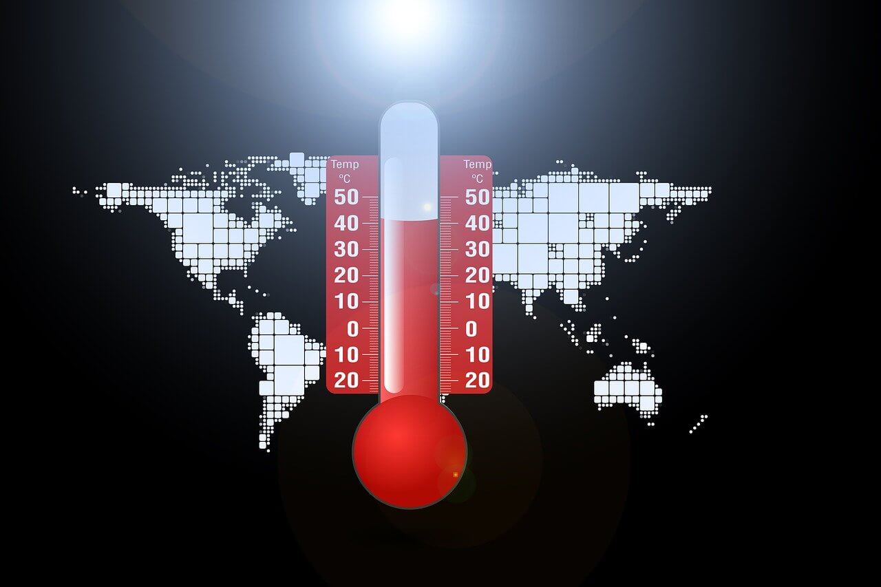 Chart Showing IPCC Warming Projections by Scenario
