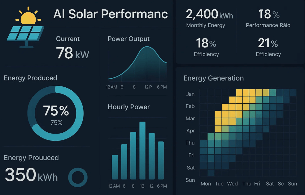 AI Dashboard for Solar Performance
