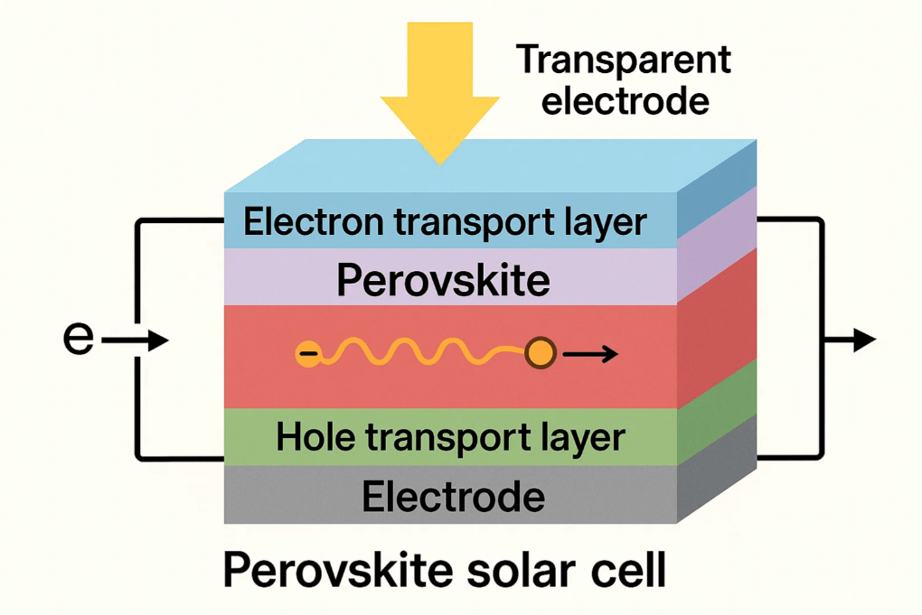 Diagram of Perovskite Solar Cell
